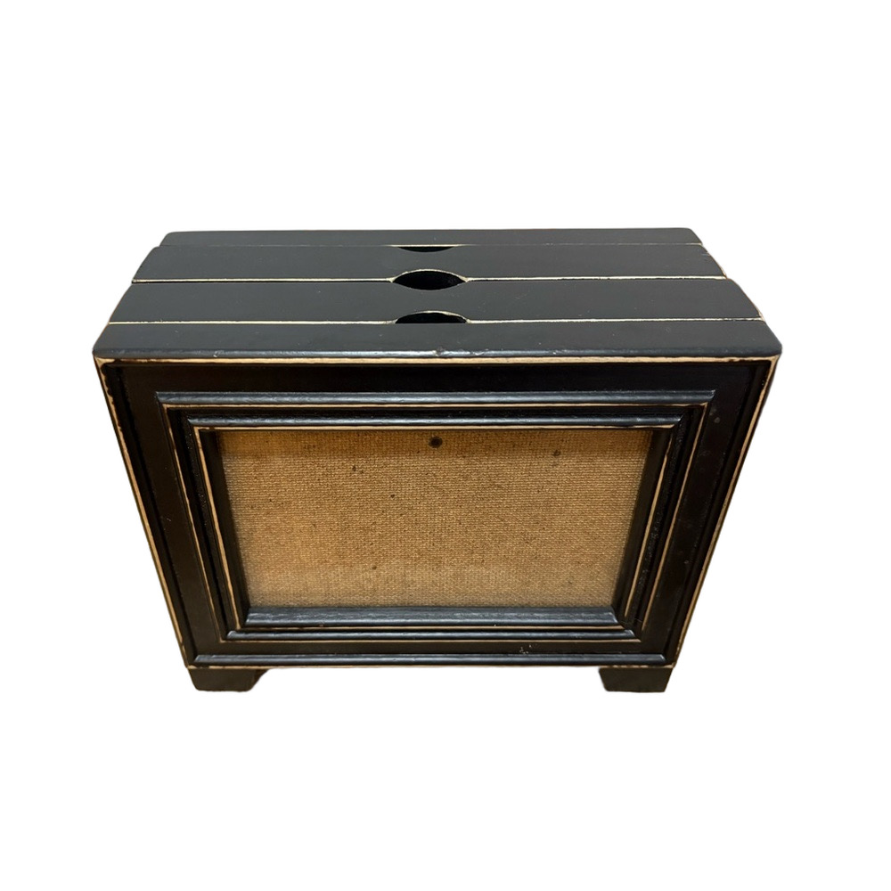 Black Wooden Photo Frame Set